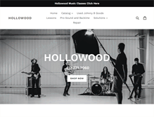 Tablet Screenshot of hollowood.com